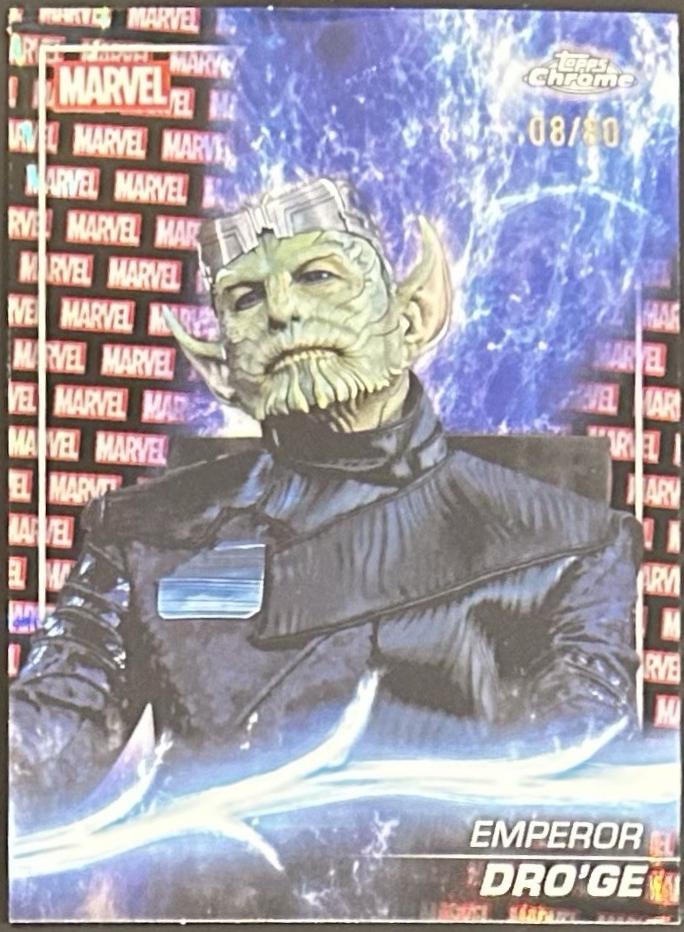 Emperor Dro'ge [Marvel Red Black Lava Refractor] #158