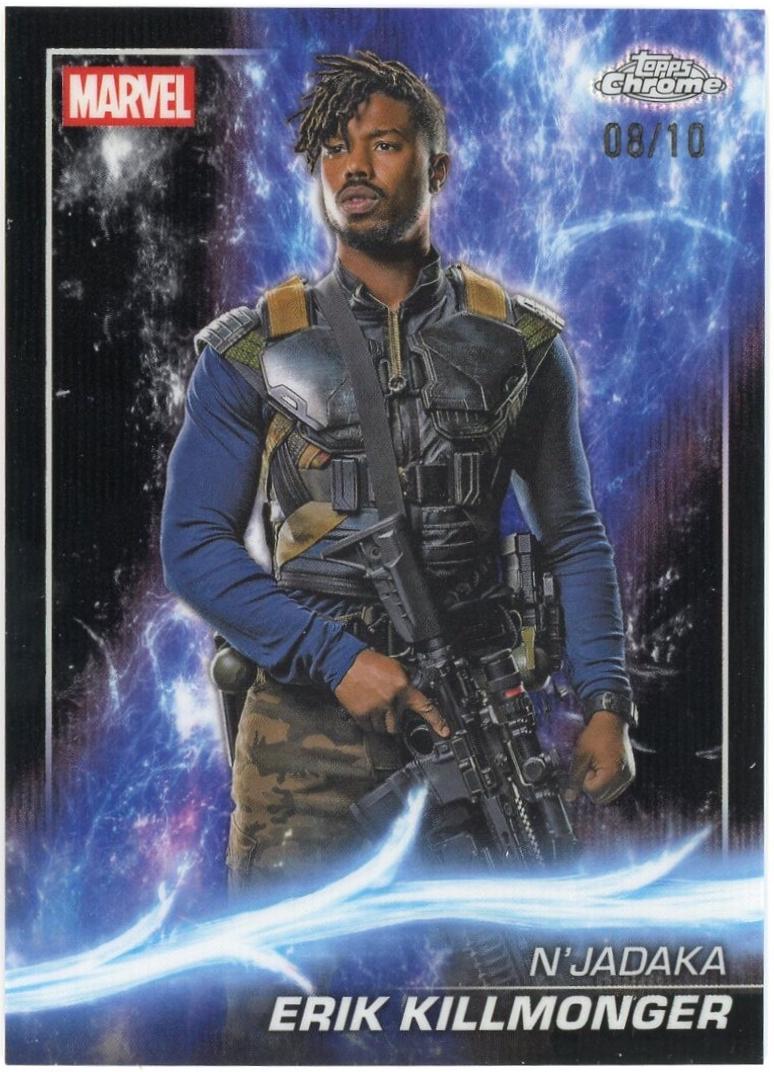 Erik Killmonger [Black Wave Refractor] #85