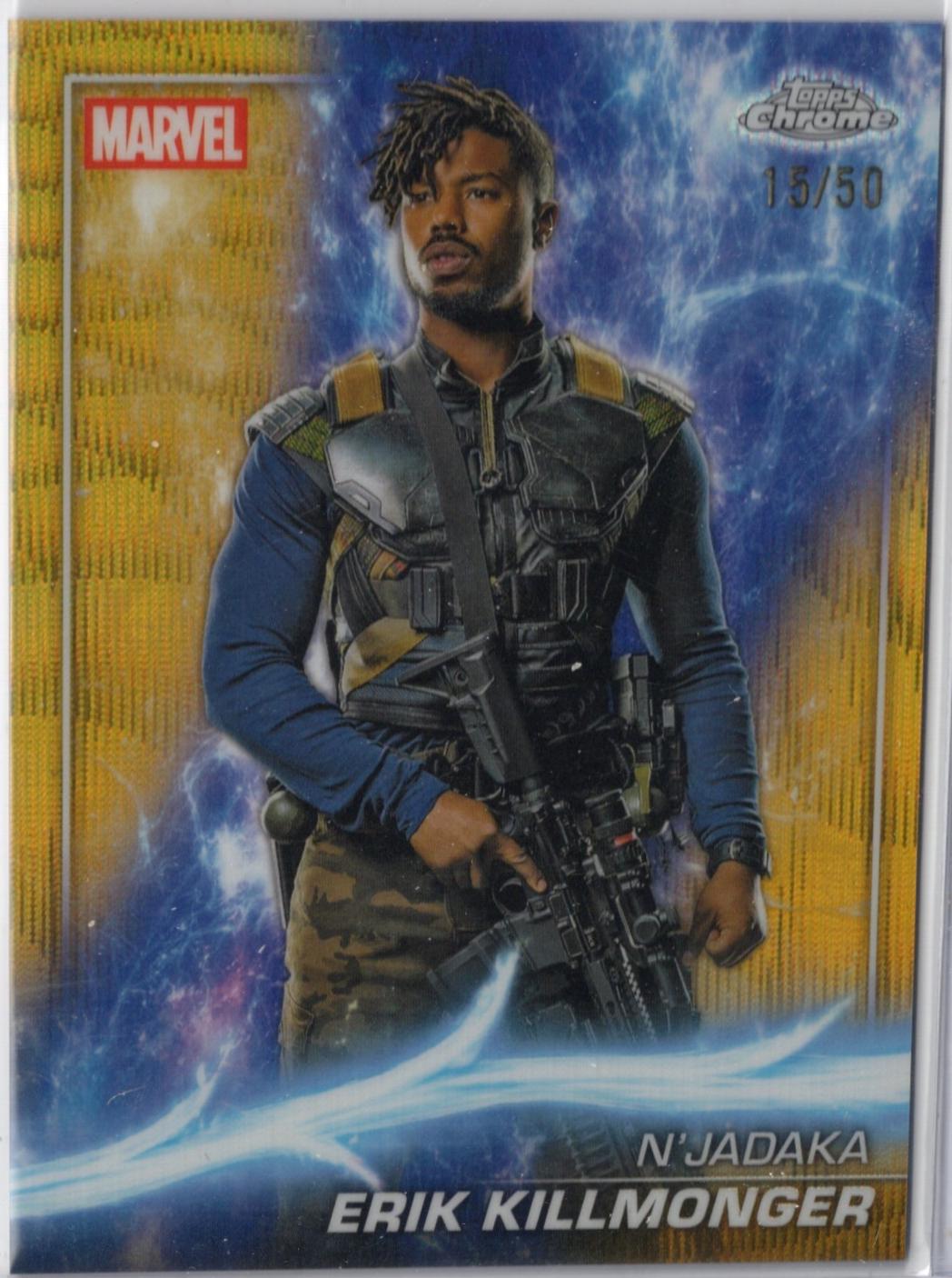 Erik Killmonger [Gold Wave Refractor] #85