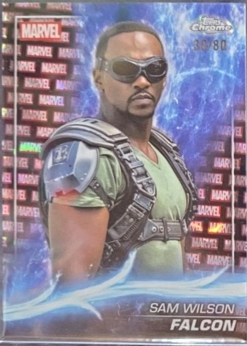 Falcon [Marvel Red Black Lava Refractor] #41