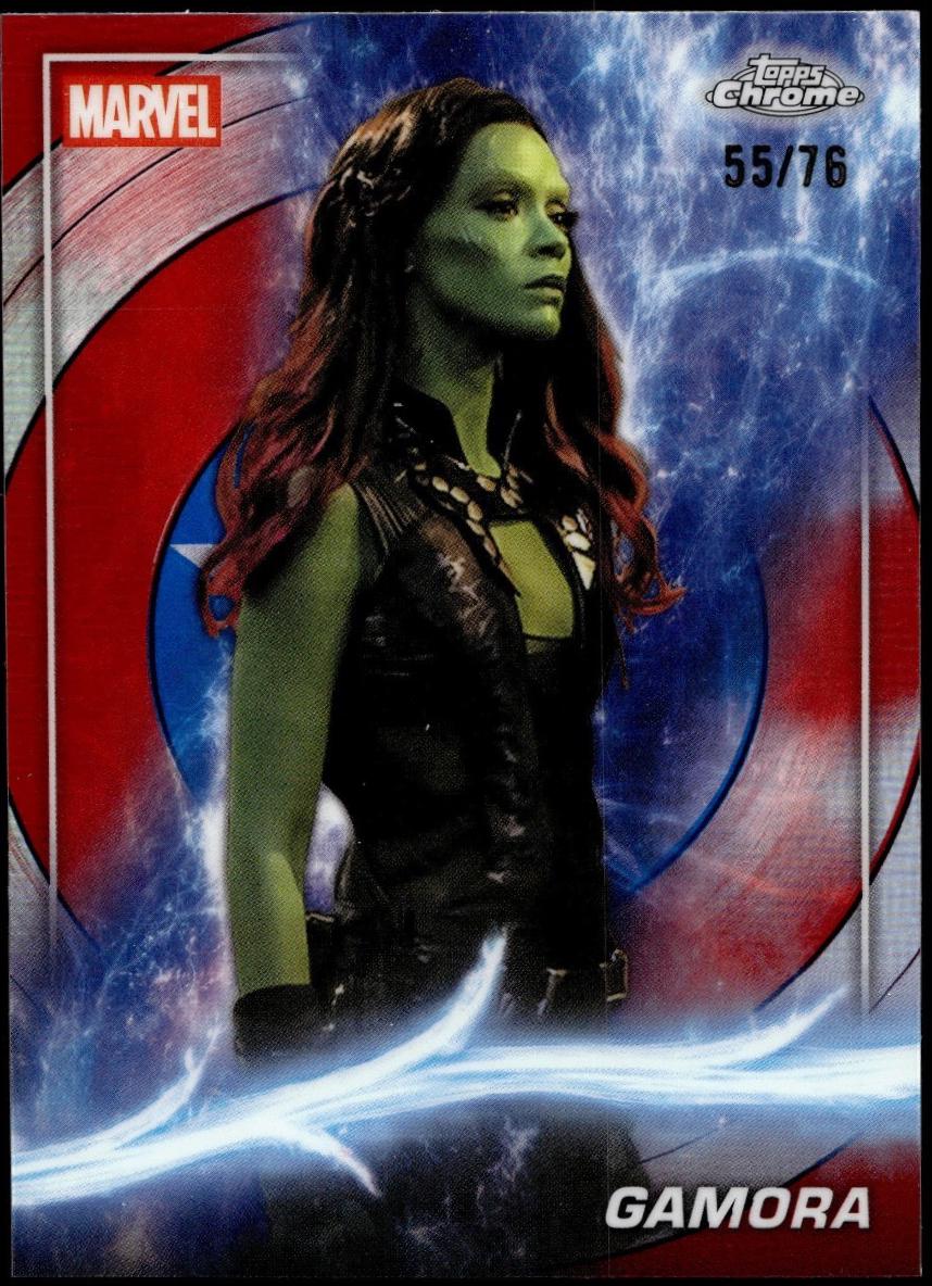 Gamora [Captain America Refractor] #48