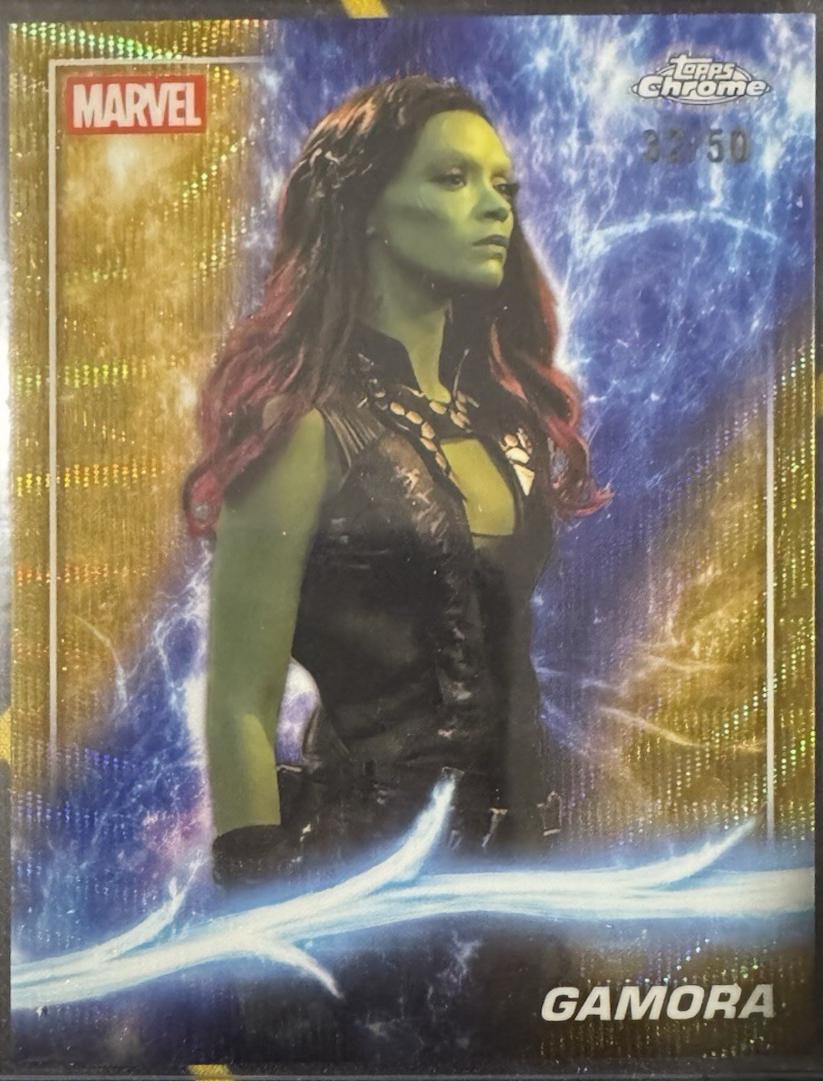 Gamora [Gold Wave Refractor] #48