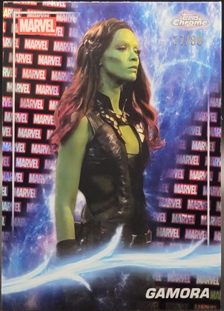 Gamora [Marvel Red Black Lava Refractor] #48