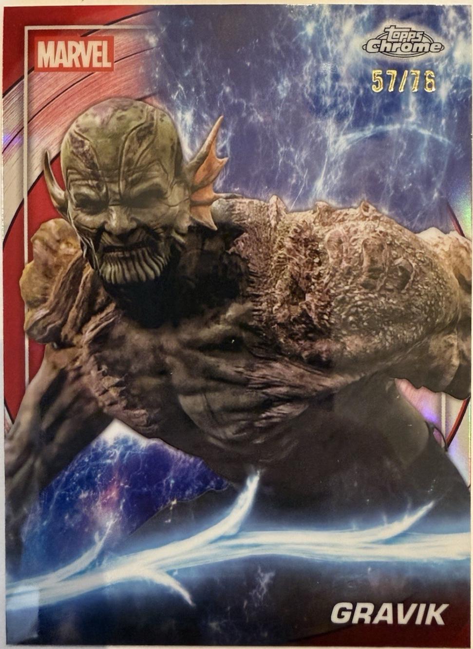 Gravik [Captain America Refractor] #153