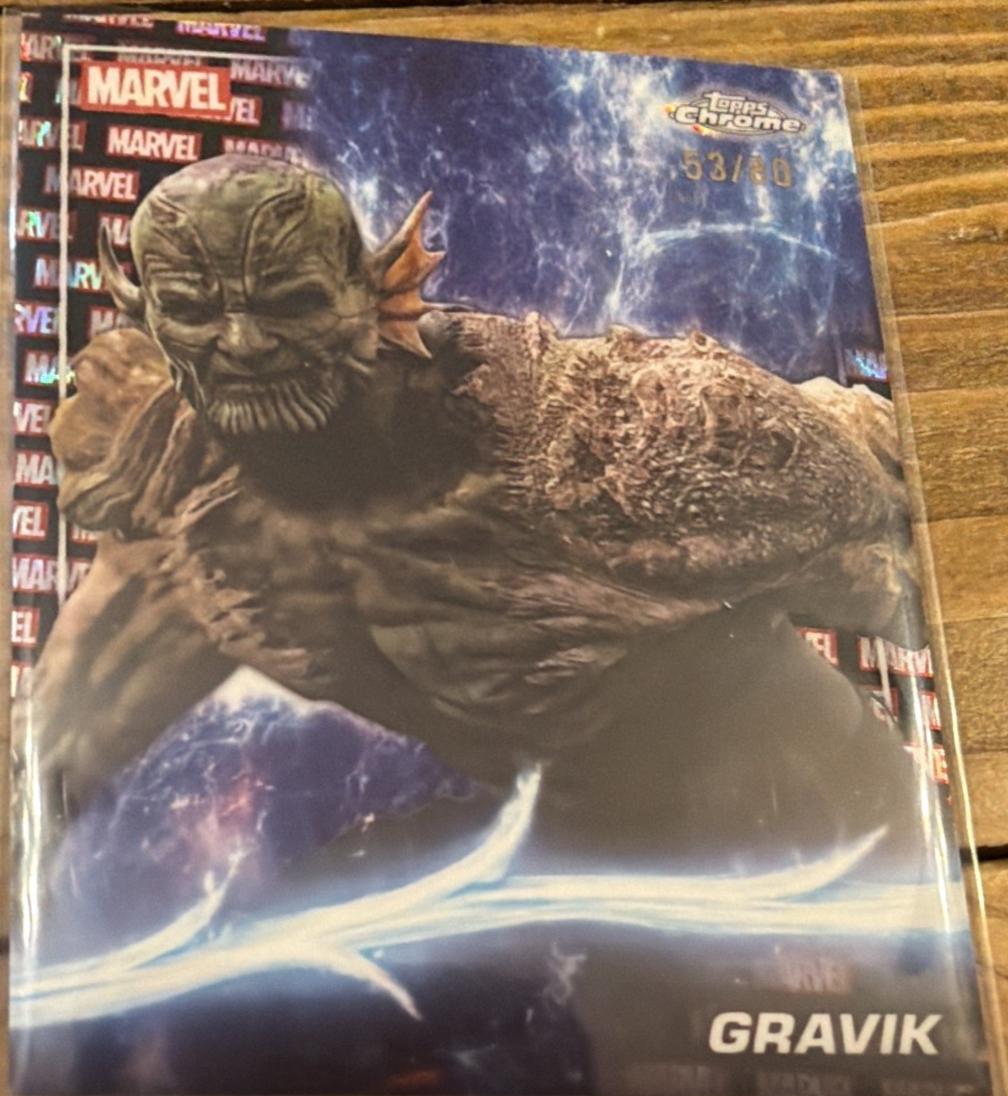 Gravik [Marvel Red Black Lava Refractor] #153