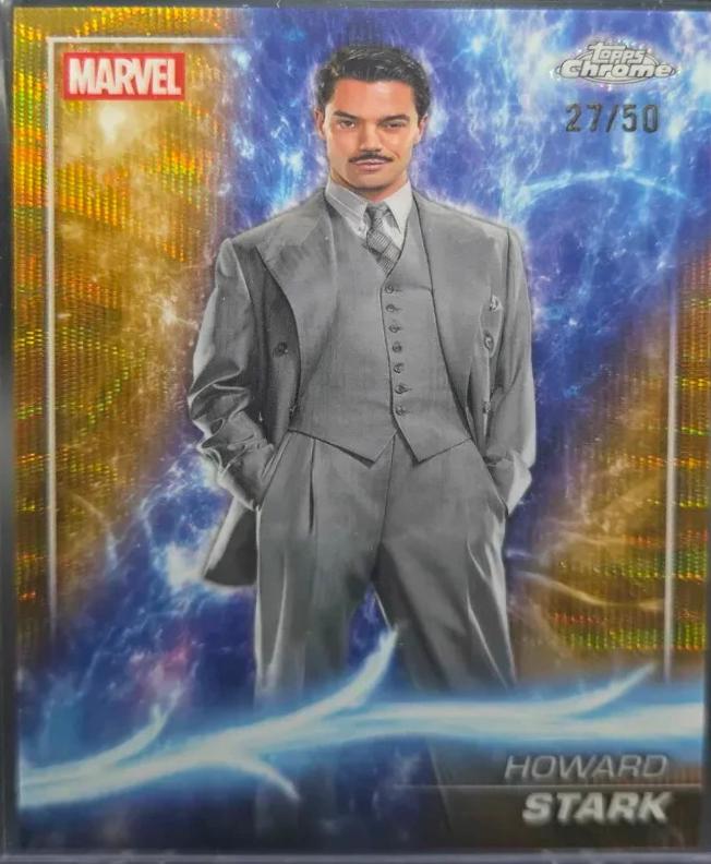 Howard Stark [Gold Wave Refractor] #21