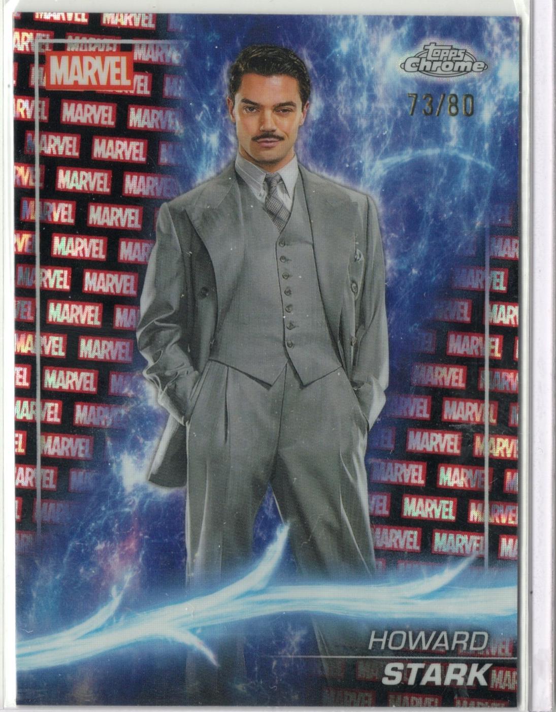 Howard Stark [Marvel Red Black Lava Refractor] #21