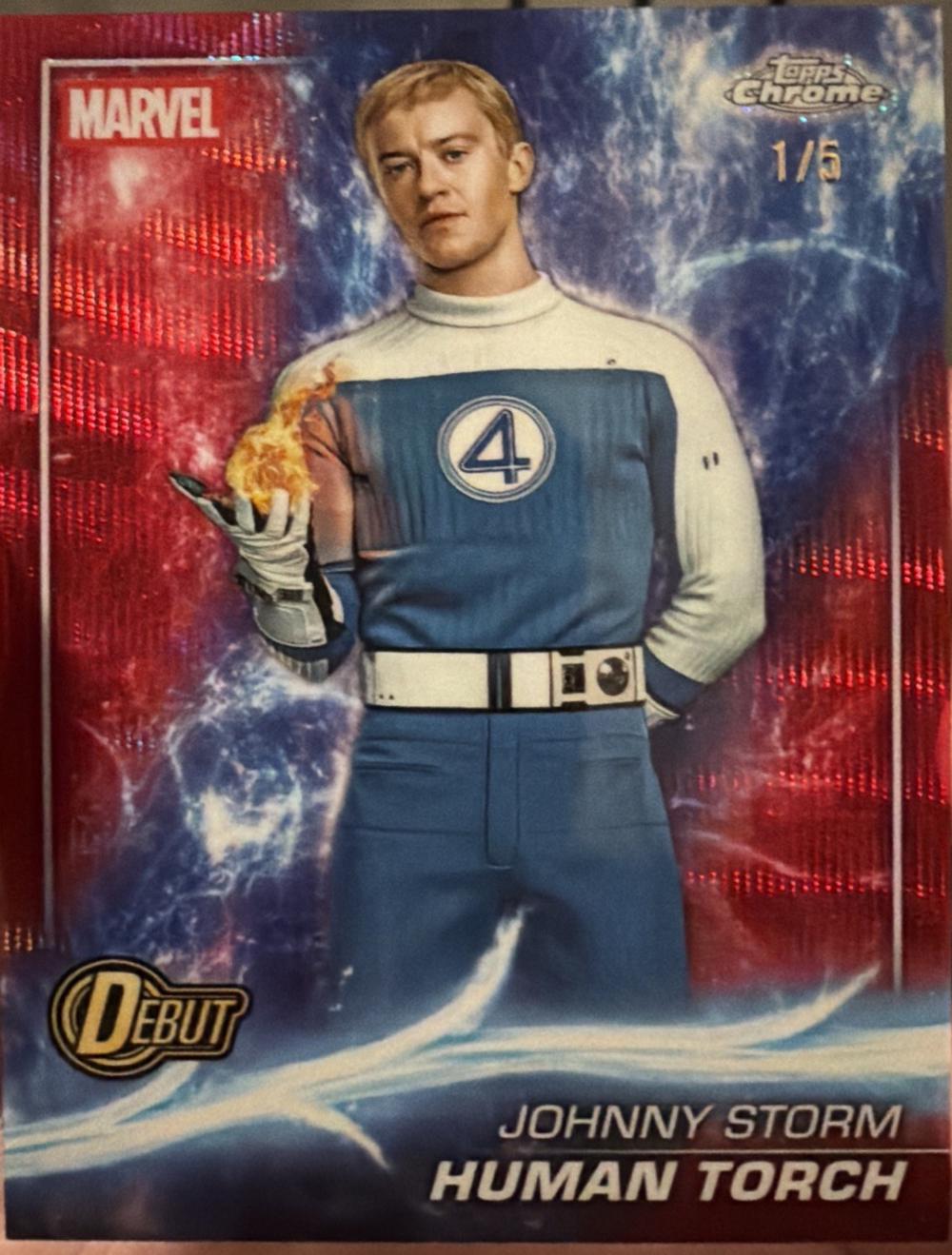 Human Torch [Red Wave Refractor] #196