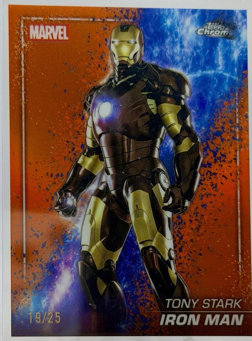 Iron Man [Orange Refractor] #1