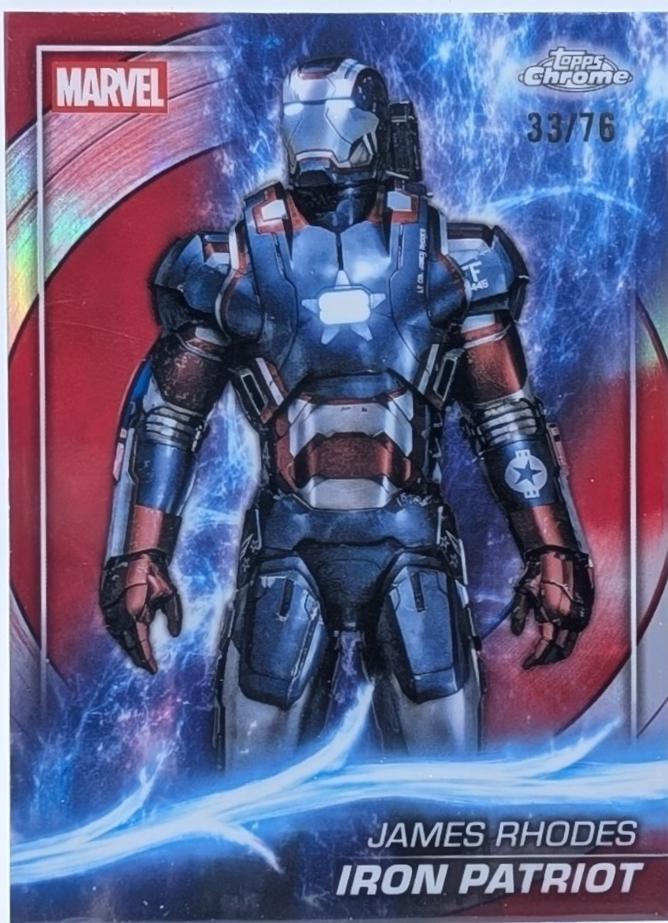 Iron Patriot [Captain America Refractor] #31
