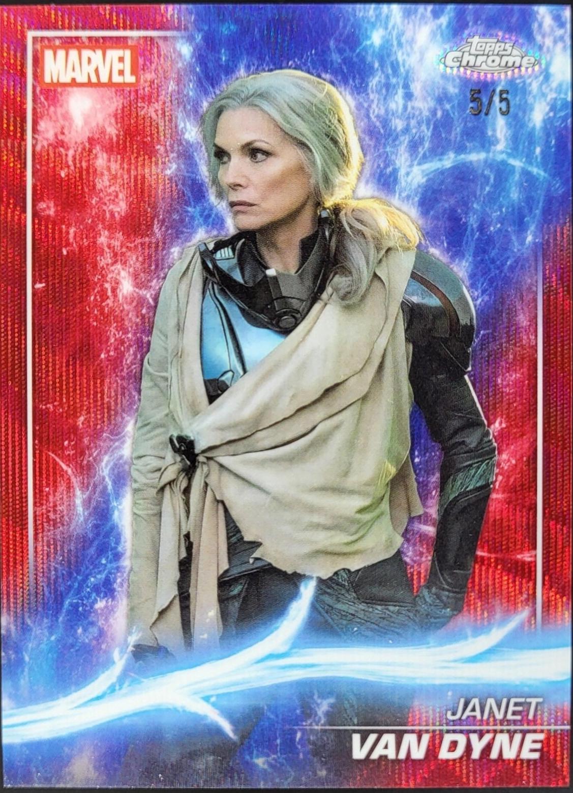 Janet Van Dyne [Red Wave Refractor] #92
