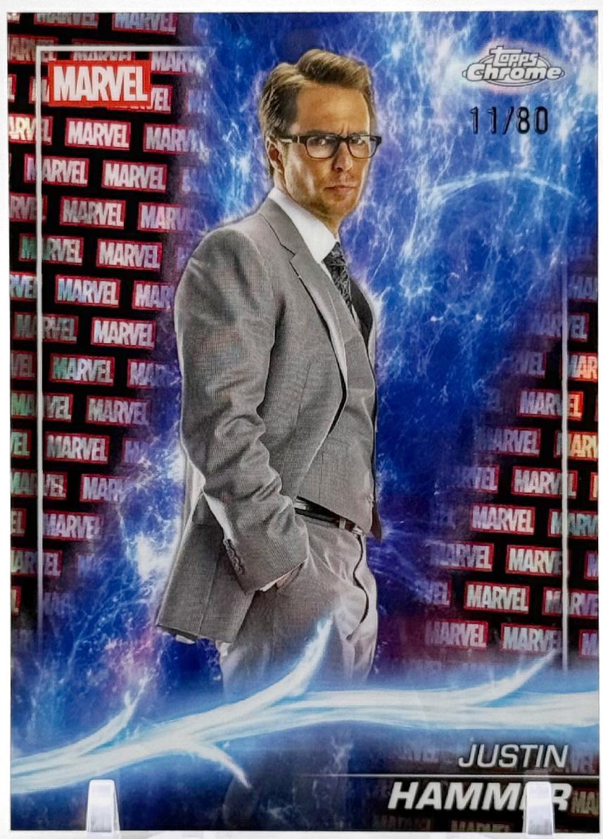 Justin Hammer [Marvel Red Black Lava Refractor] #6