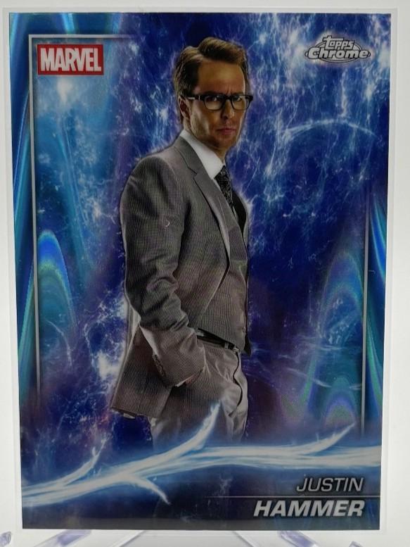 Justin Hammer [Sky Blue RayWave Refractor] #6