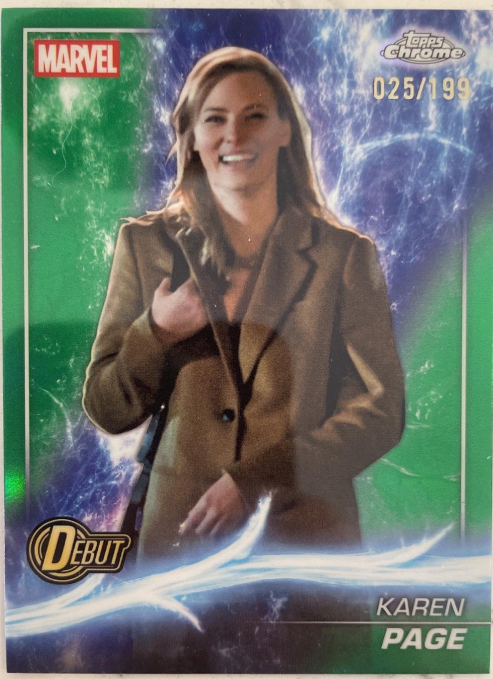 Karen Page [Green Refractor] #180