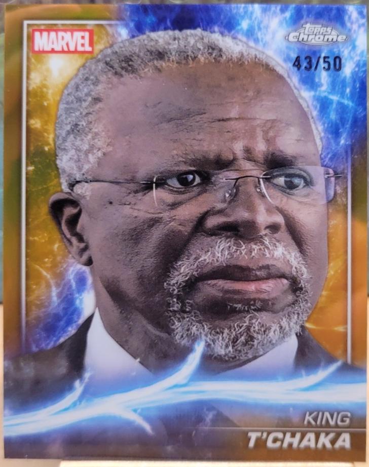 King T'Chaka [Gold Refractor] #63