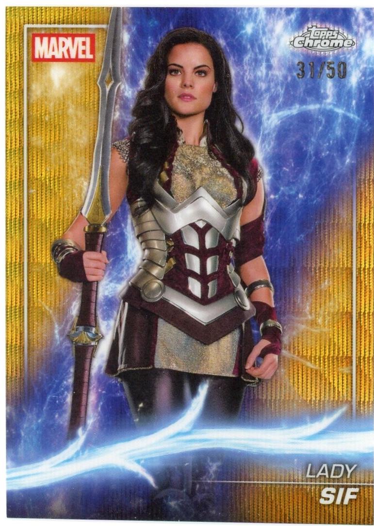 Lady Sif [Gold Wave Refractor] #18