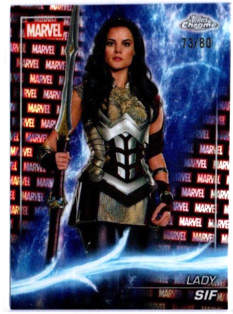 Lady Sif [Marvel Red Black Lava Refractor] #18