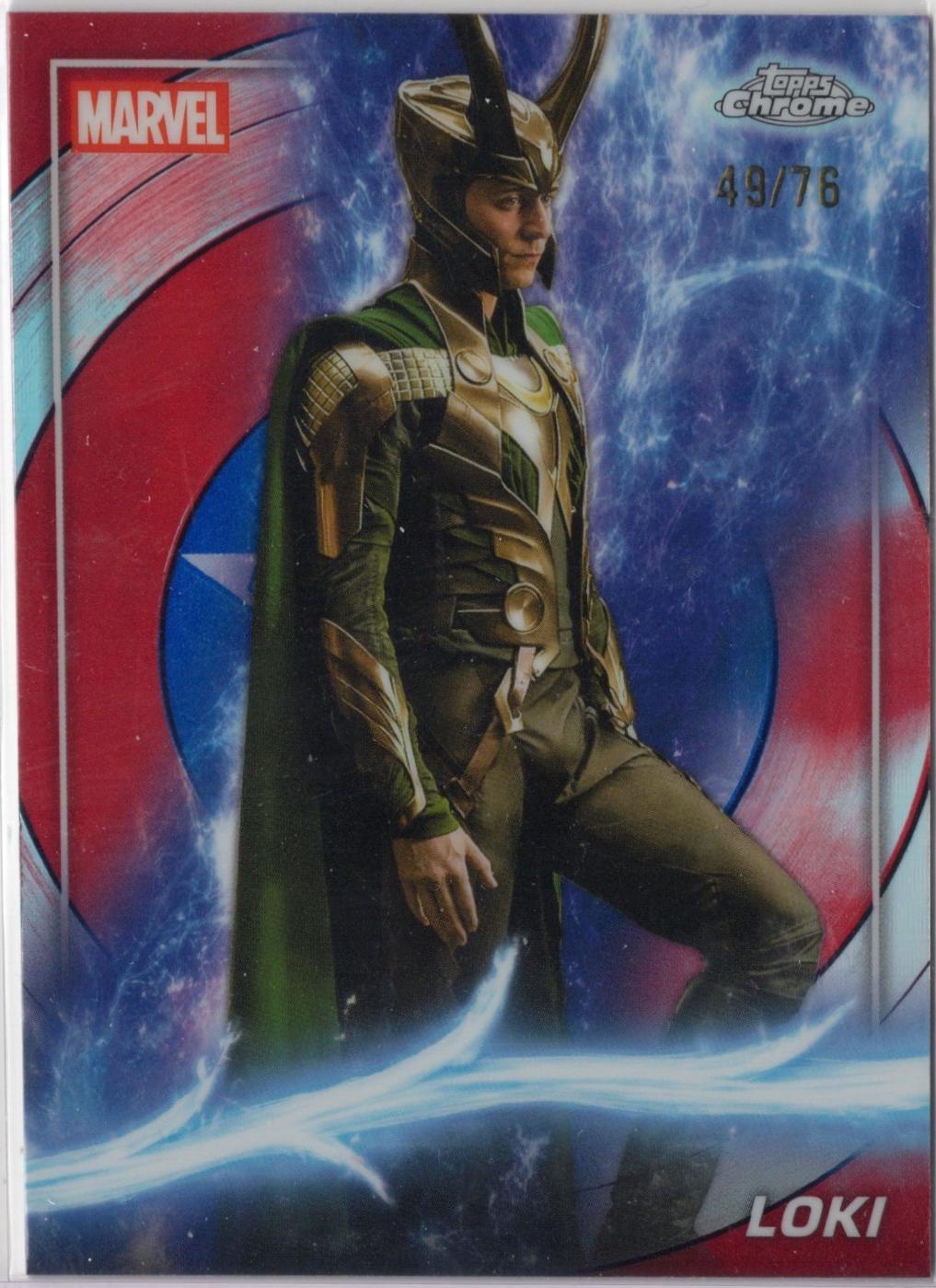 Loki [Captain America Refractor] #19