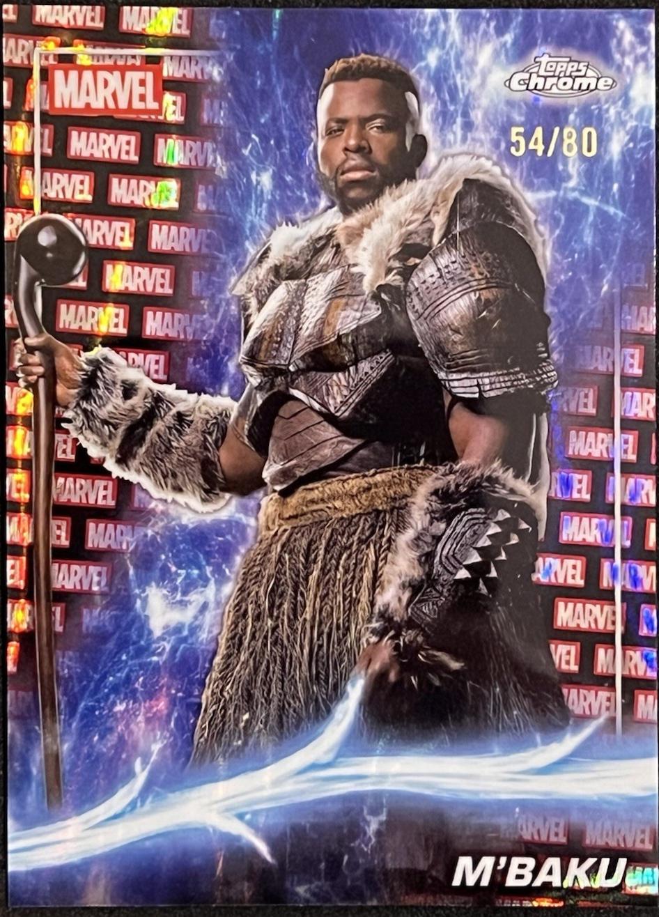 M'Baku [Marvel Red Black Lava Refractor] #83