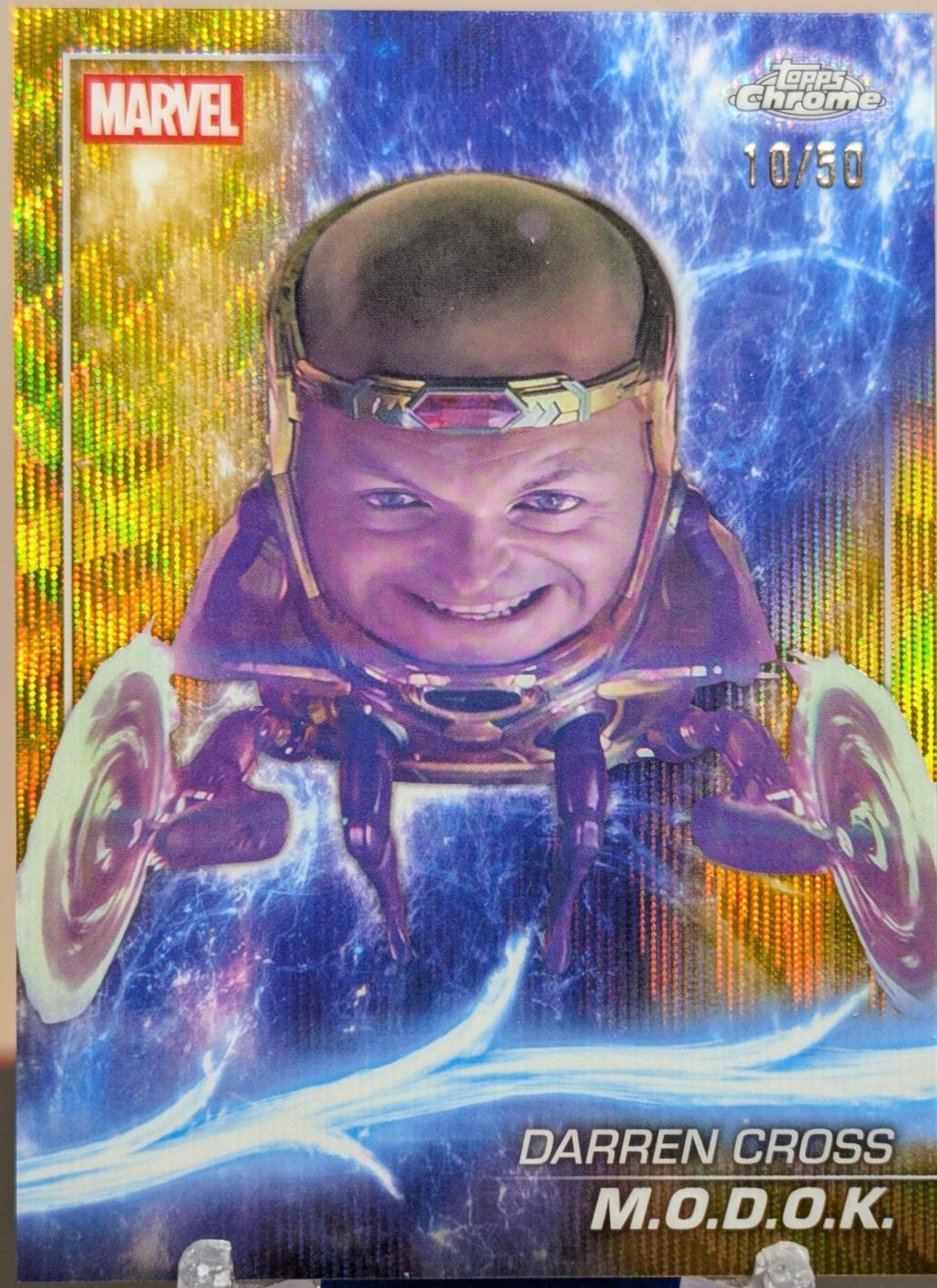 M.O.D.O.K. [Gold Wave Refractor] #147