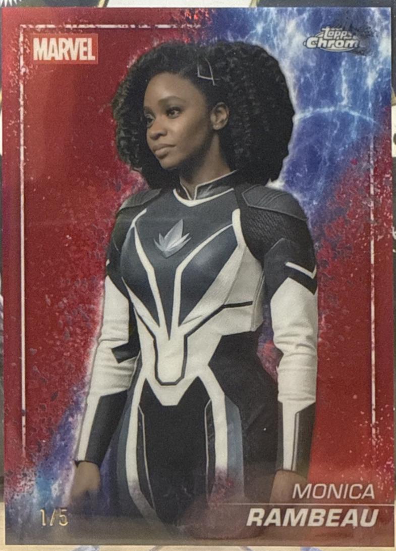 Monica Rambeau [Red Wave Refractor] #156