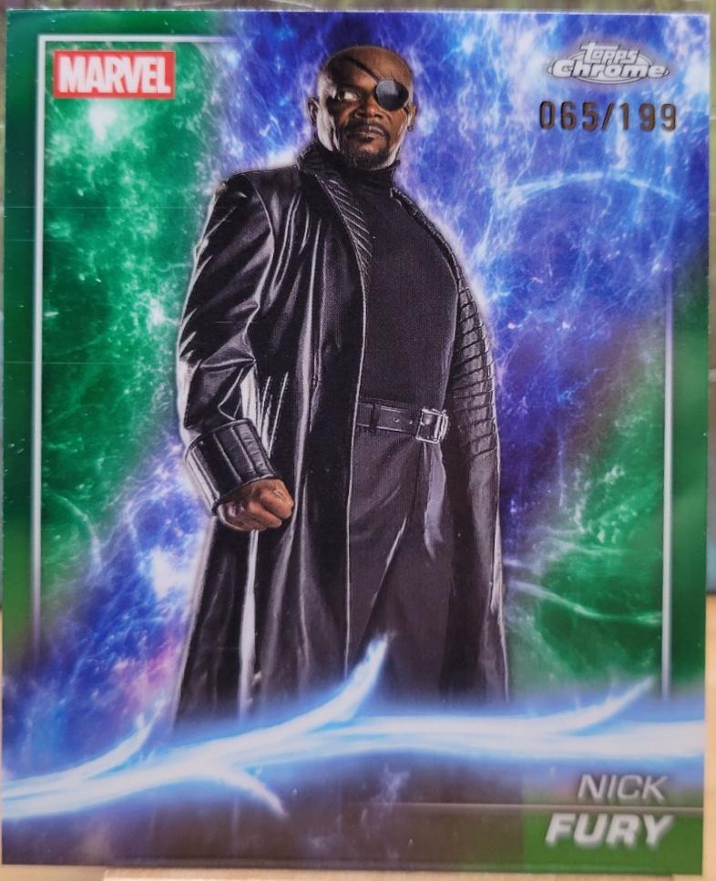 Nick Fury [Green Refractor] #9