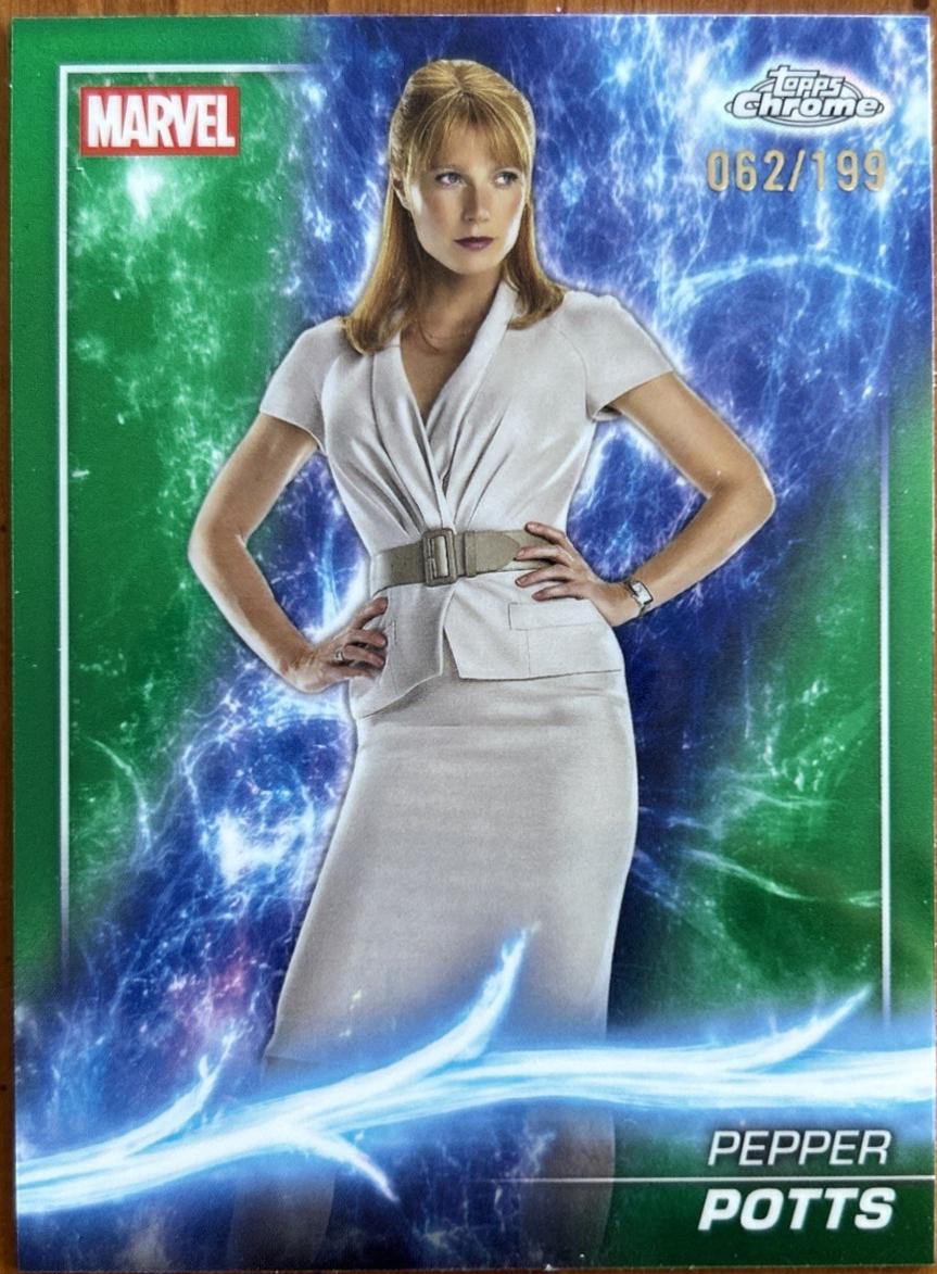 Pepper Potts [Green Refractor] #5
