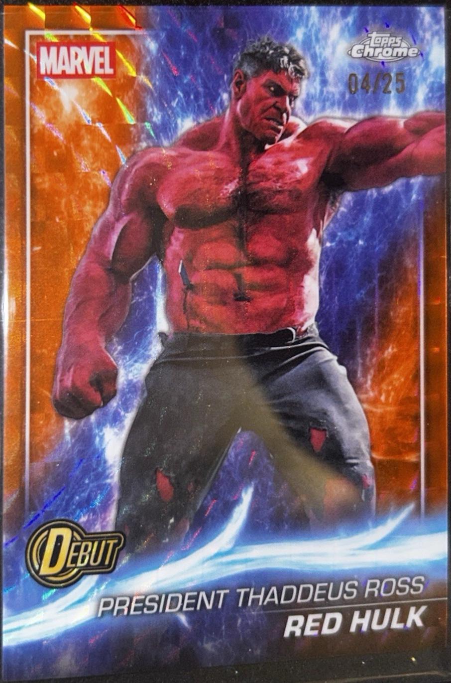 Red Hulk [Orange Geometric Refractor] #171