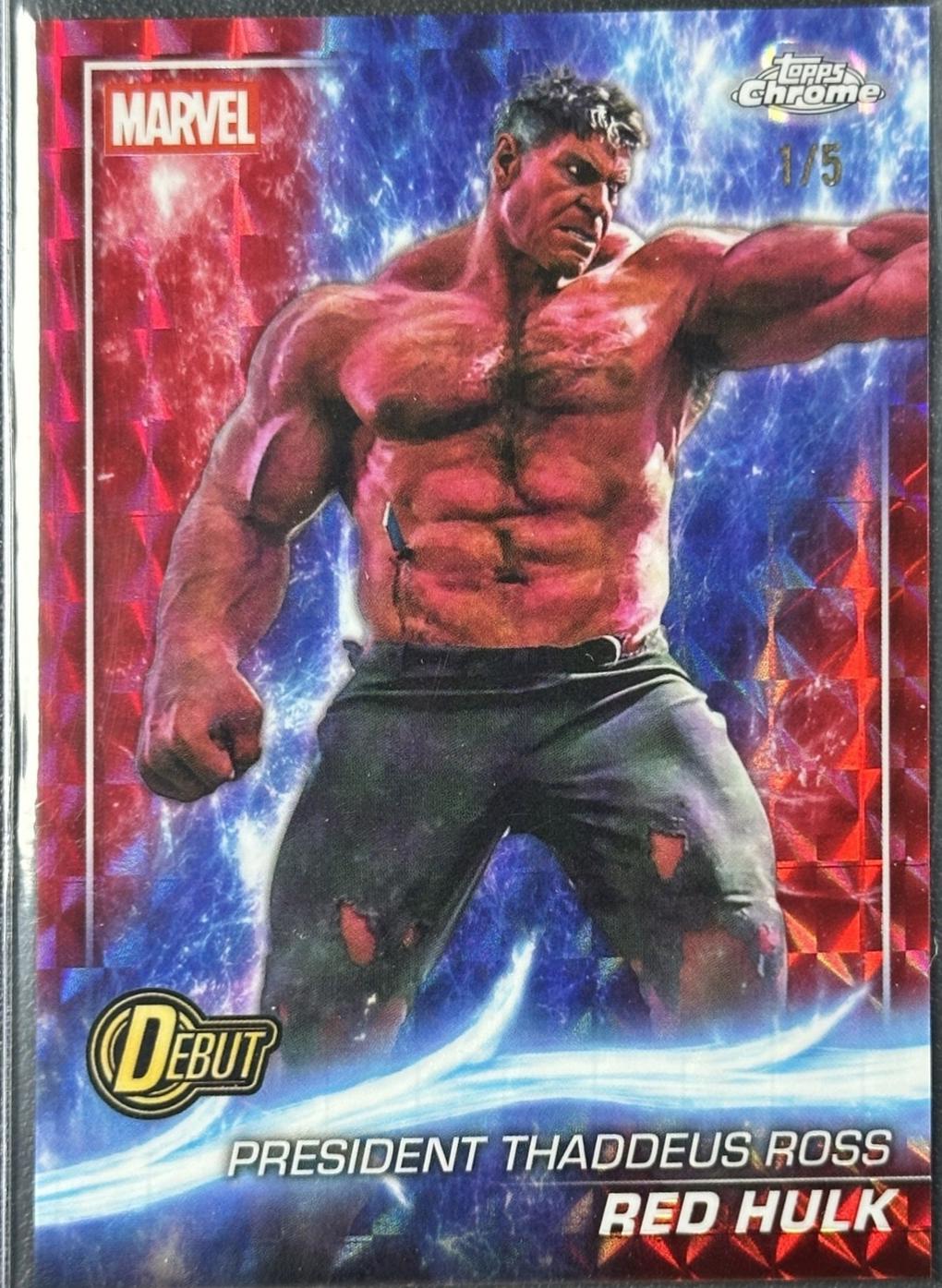 Red Hulk [Red Geometric Refractor] #171