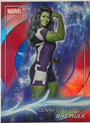 She-Hulk [Captain America Refractor] #137