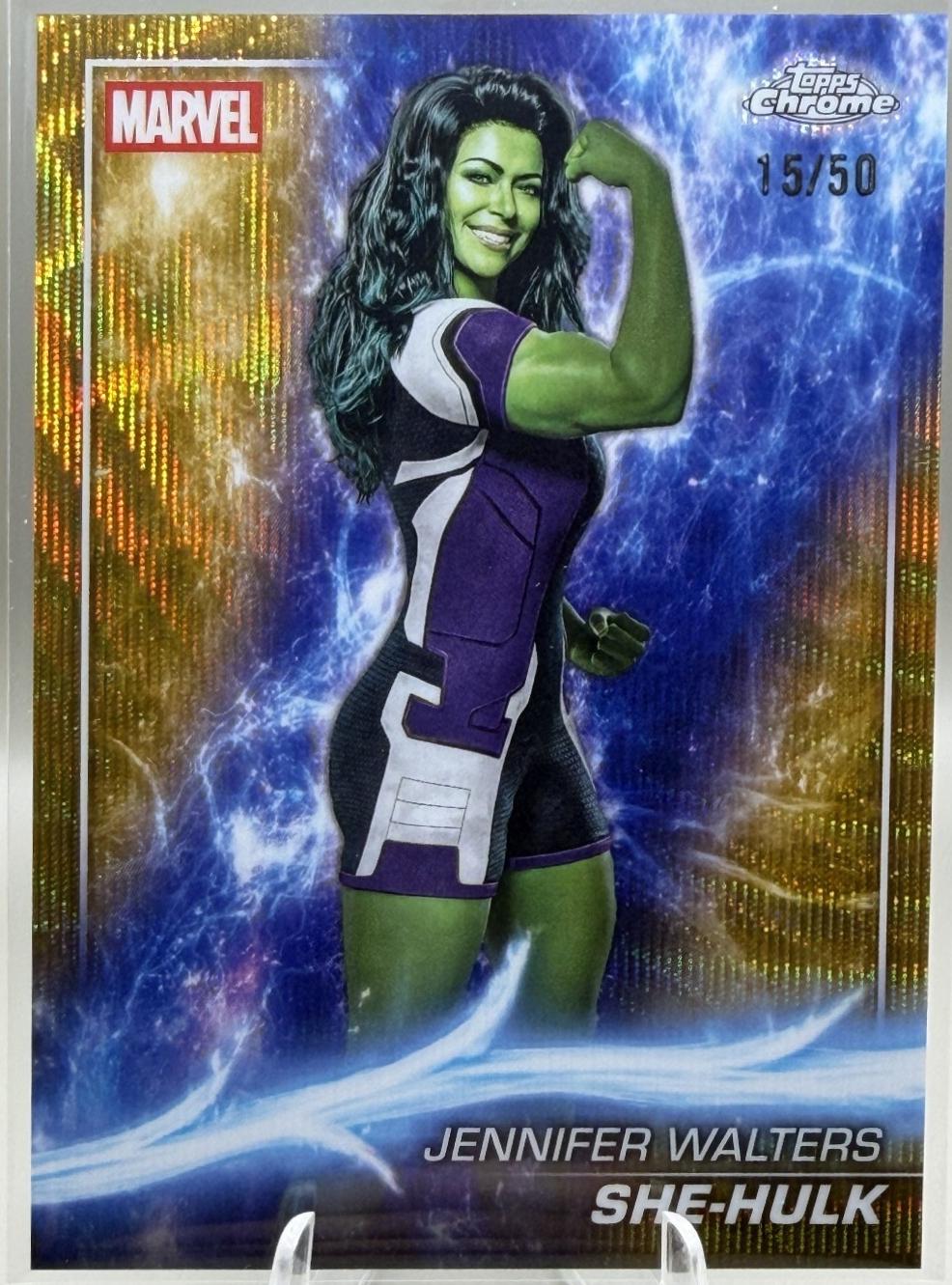 She-Hulk [Gold Wave Refractor] #137