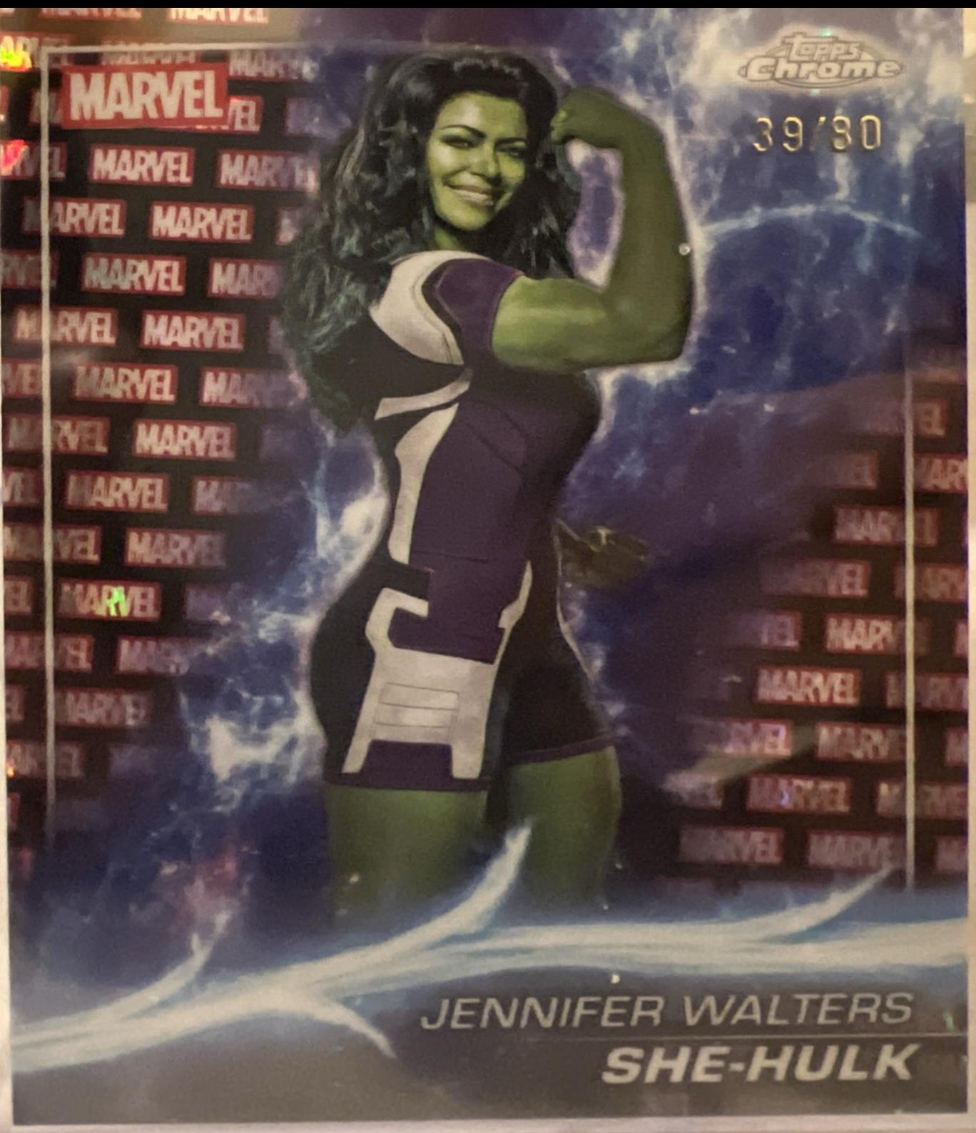 She-Hulk [Marvel Red Black Lava Refractor] #137