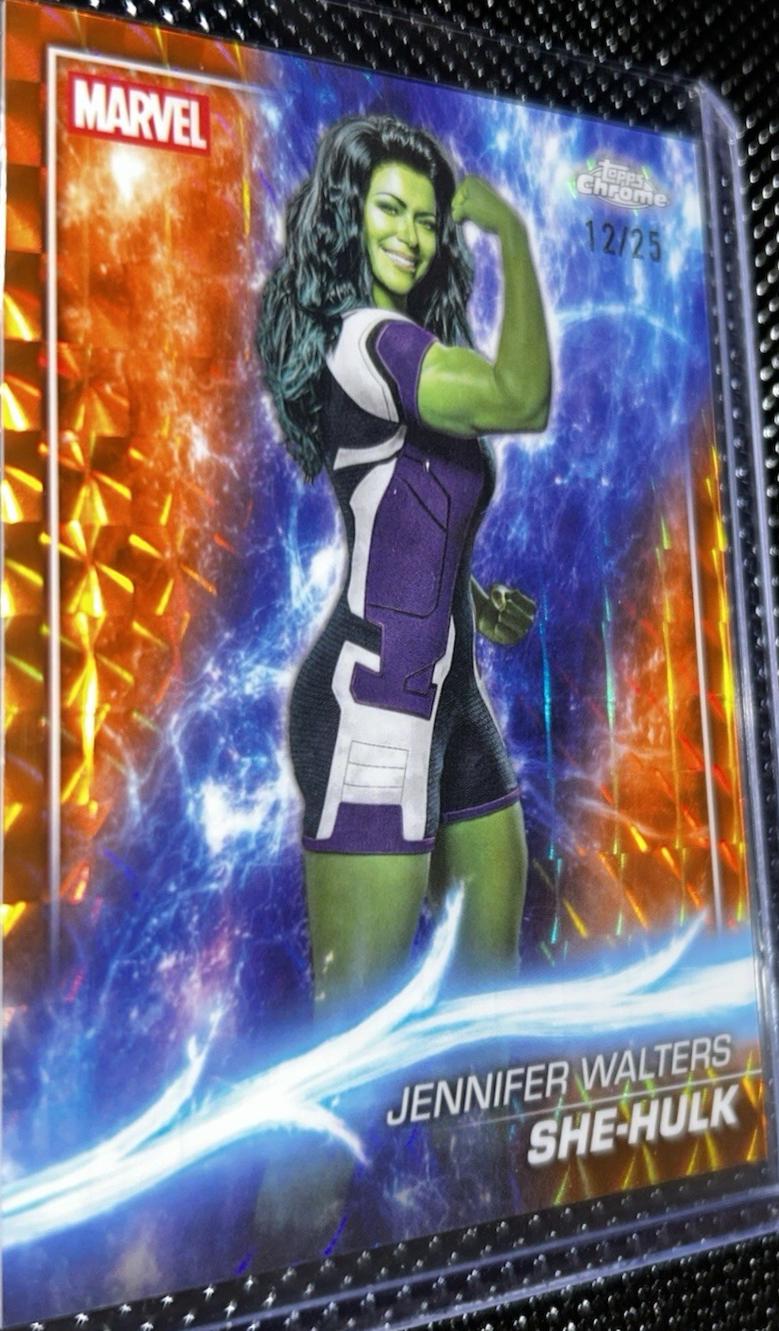 She-Hulk [Orange Geometric Refractor] #137