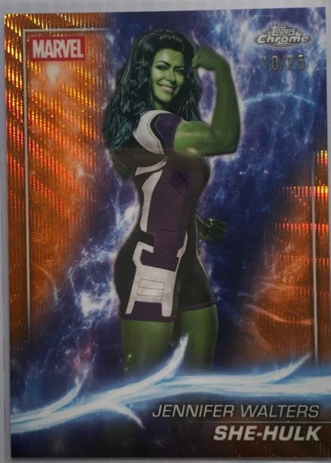She-Hulk [Orange Wave Refractor] #137