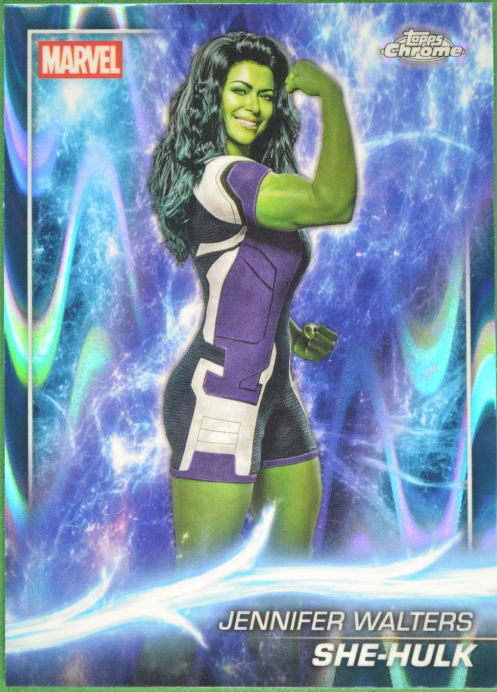 She-Hulk [Sky Blue RayWave Refractor] #137