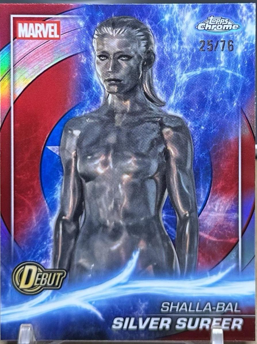 Silver Surfer [Captain America Refractor] #198
