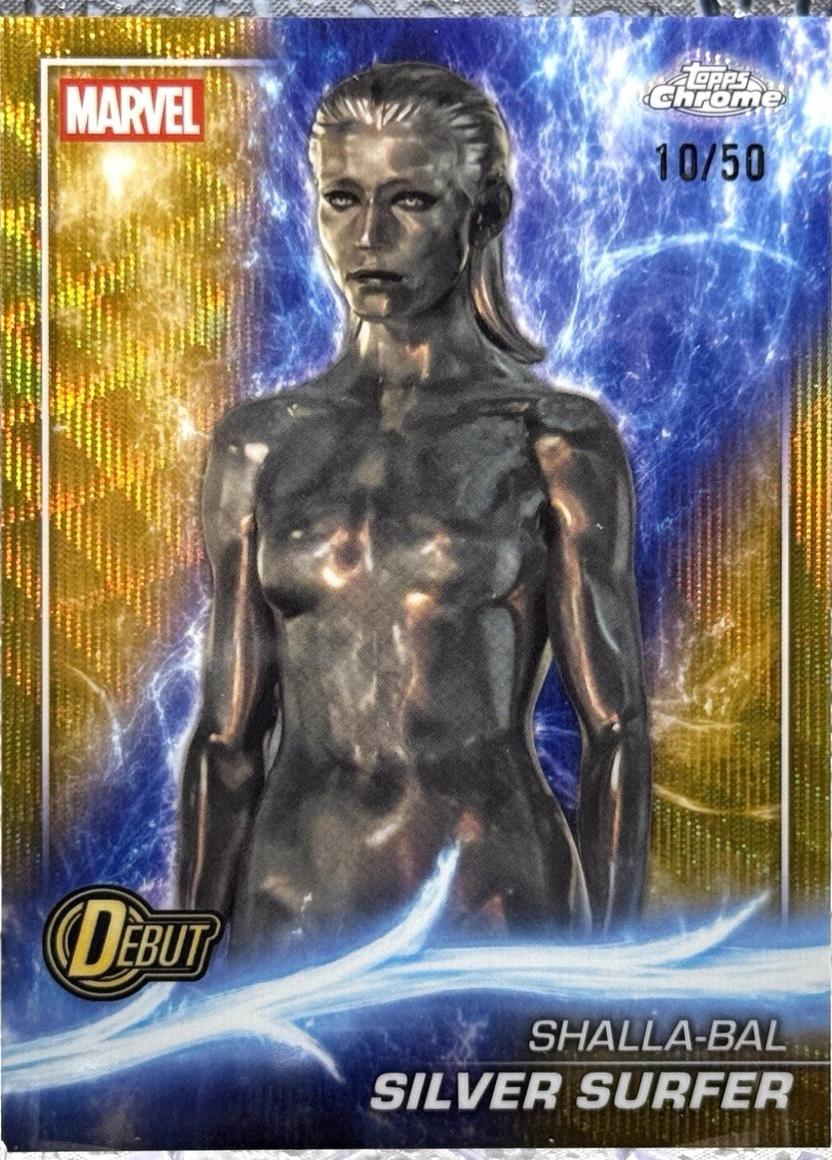 Silver Surfer [Gold Wave Refractor] #198