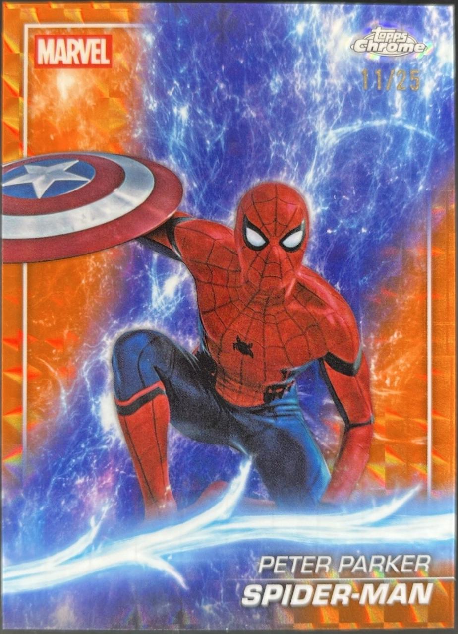 Spider-Man [Orange Geometric Refractor] #61