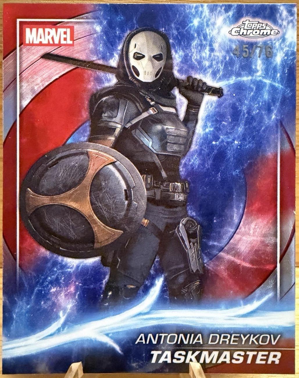 Taskmaster [Captain America Refractor] #185