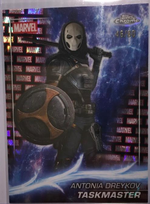 Taskmaster [Marvel Red Black Lava Refractor] #185