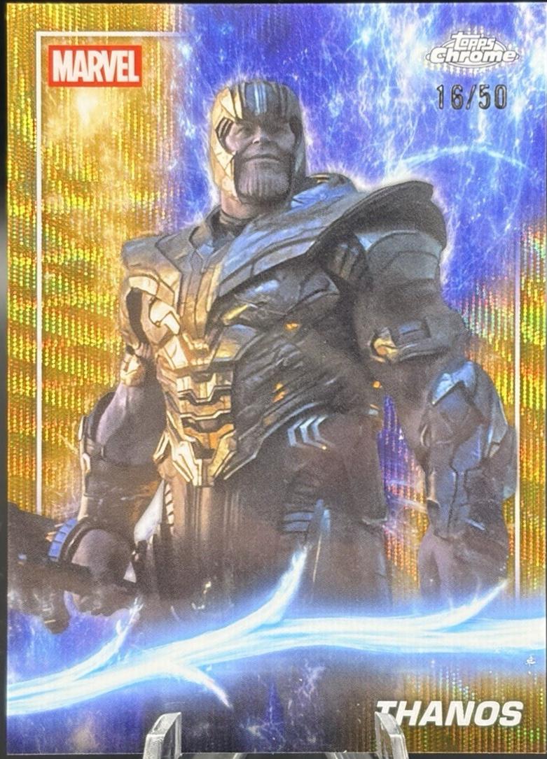 Thanos [Gold Wave Refractor] #100