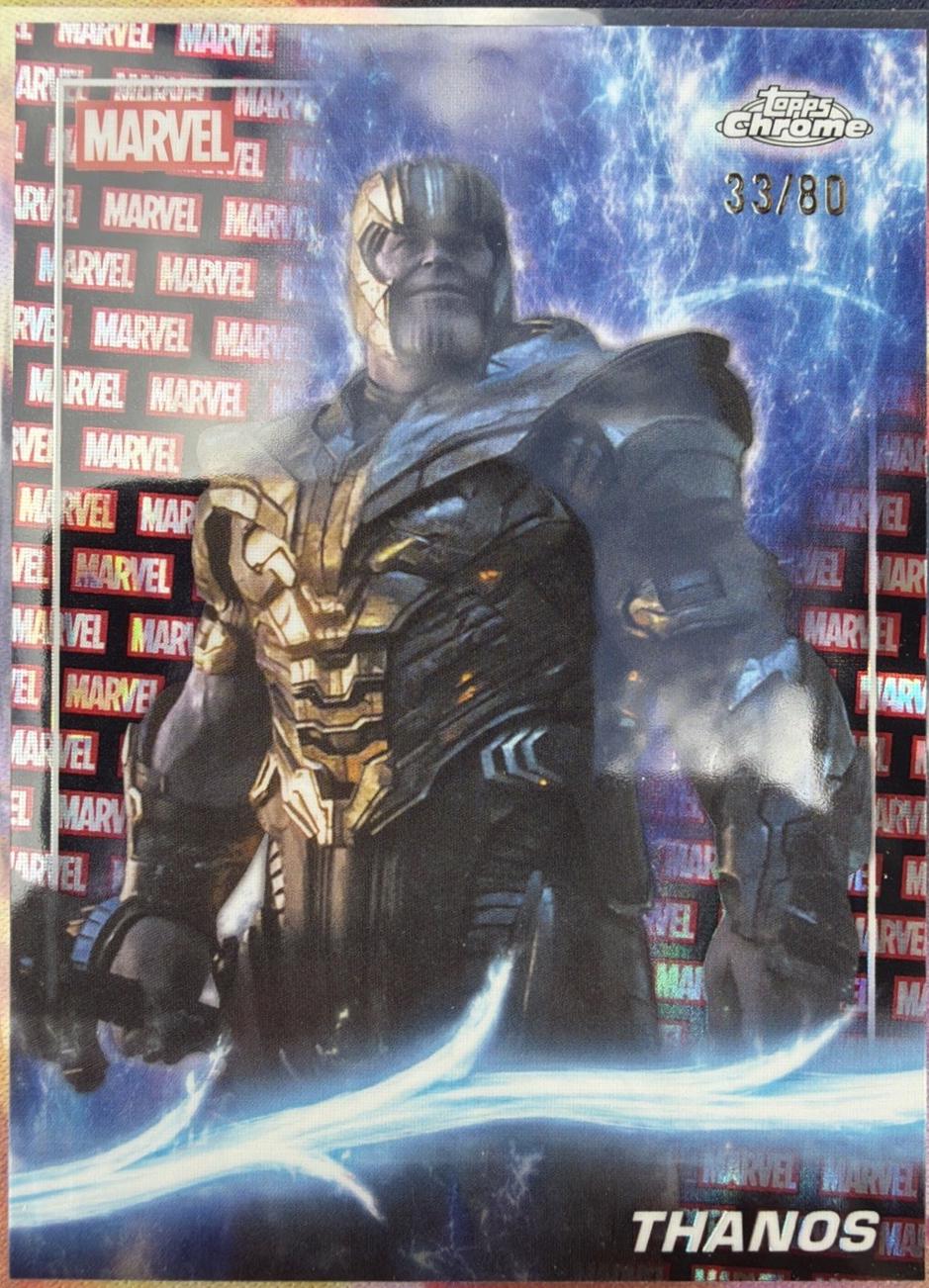 Thanos [Marvel Red Black Lava Refractor] #100