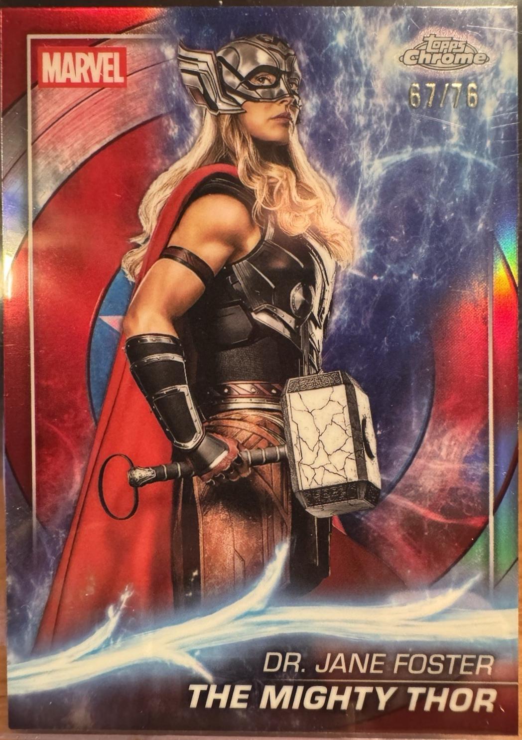 The Mighty Thor [Captain America Refractor] #135
