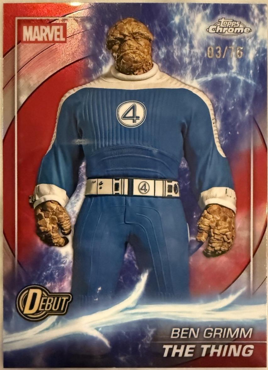 The Thing [Captain America Refractor] #197