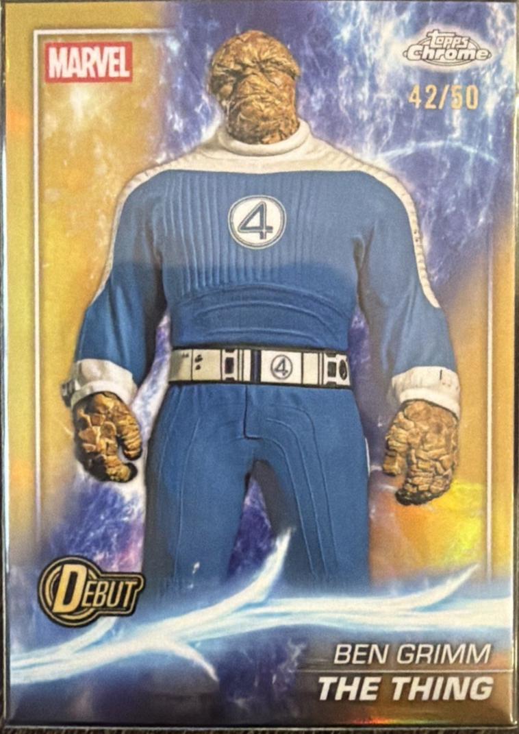 The Thing [Gold Wave Refractor] #197