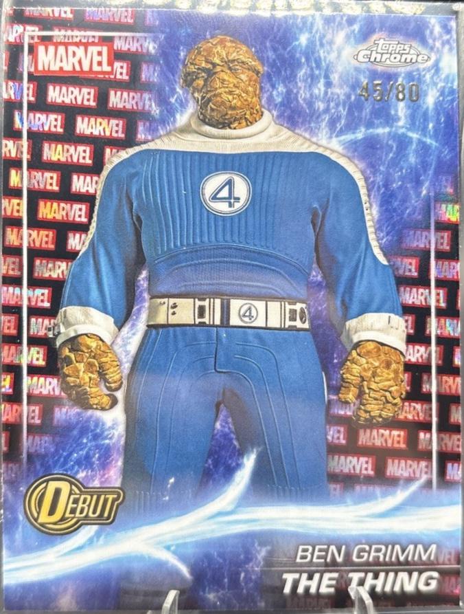 The Thing [Marvel Red Black Lava Refractor] #197