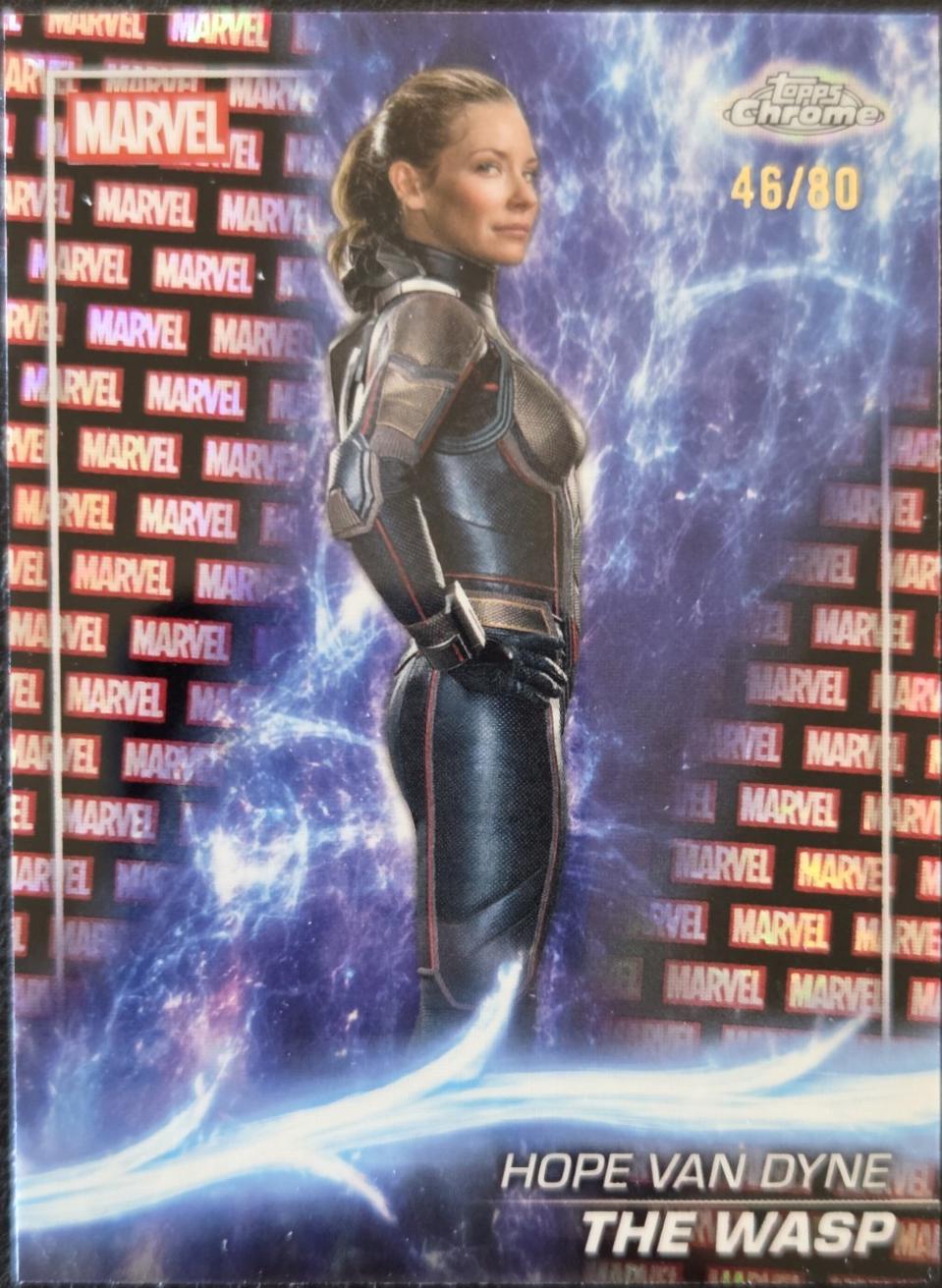 The Wasp [Marvel Red Black Lava Refractor] #91
