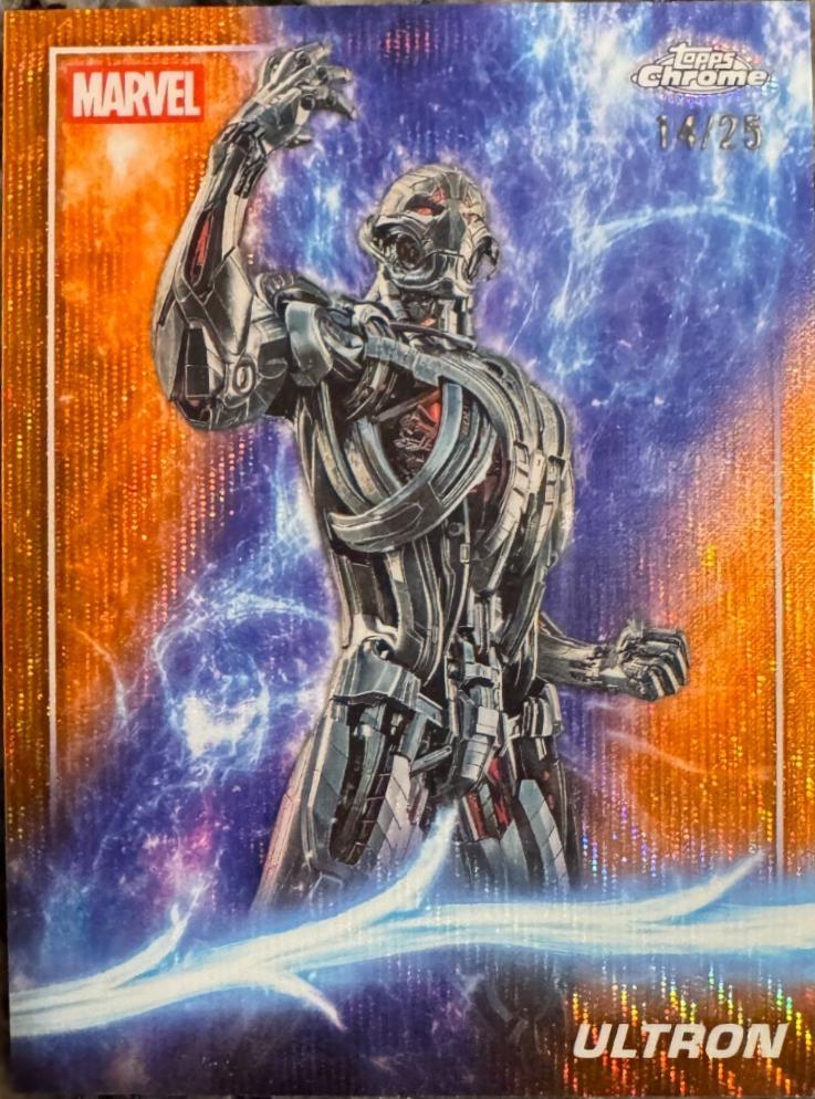 Ultron [Orange Wave Refractor] #54