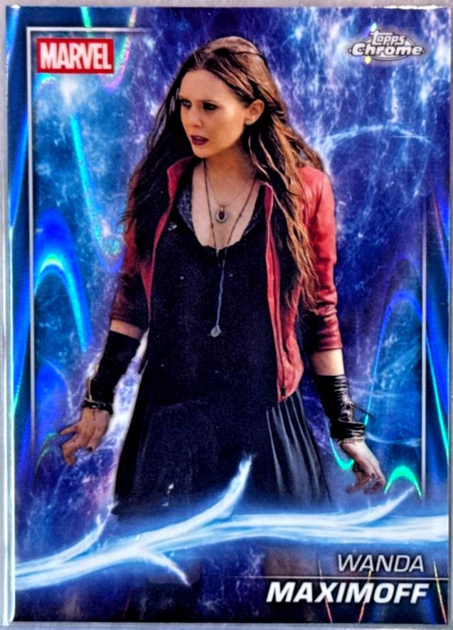 Wanda Maximoff [Sky Blue RayWave Refractor] #52