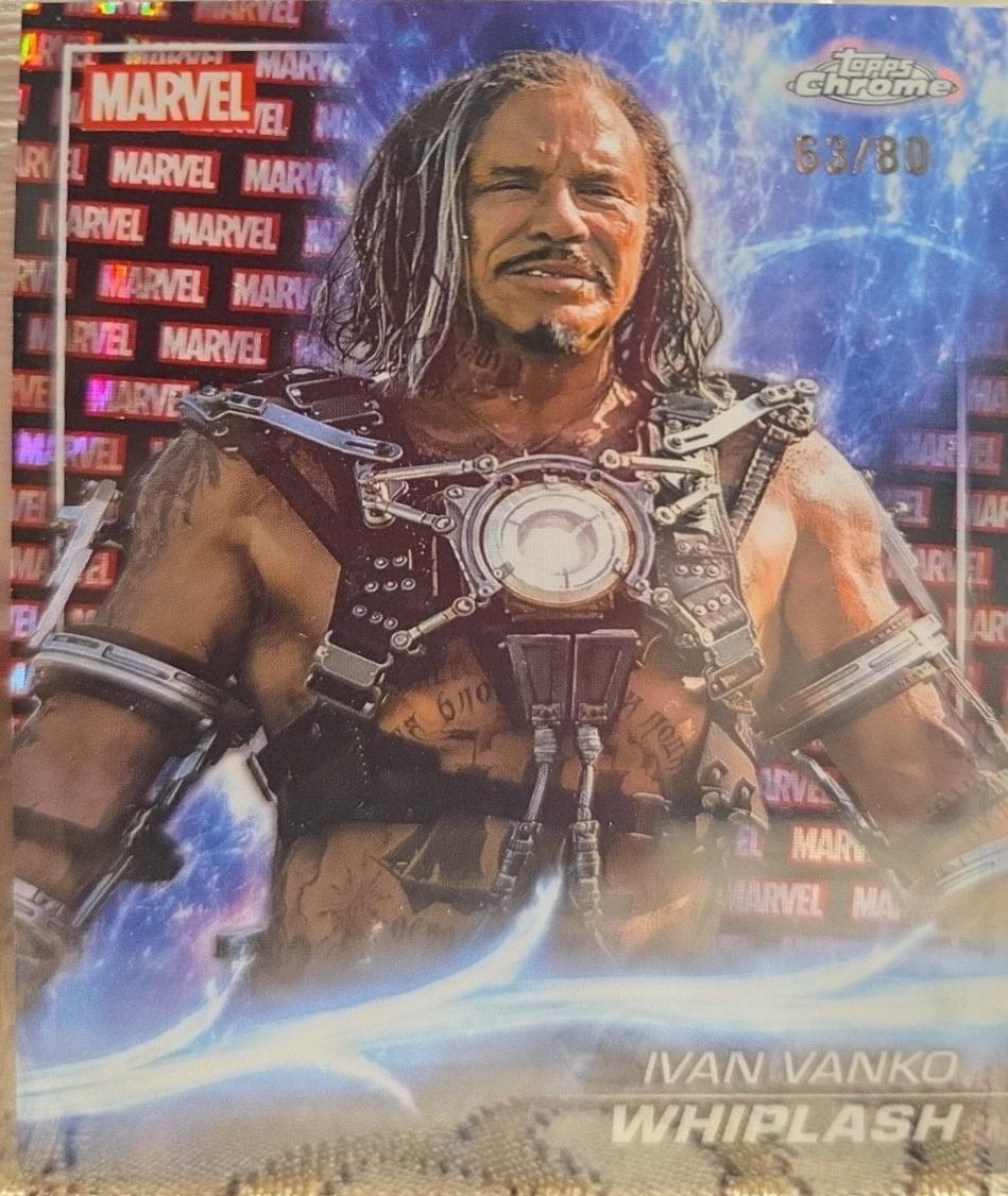Whiplash [Marvel Red Black Lava Refractor] #8
